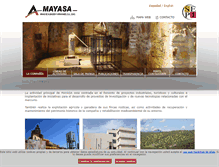 Tablet Screenshot of mayasa.es